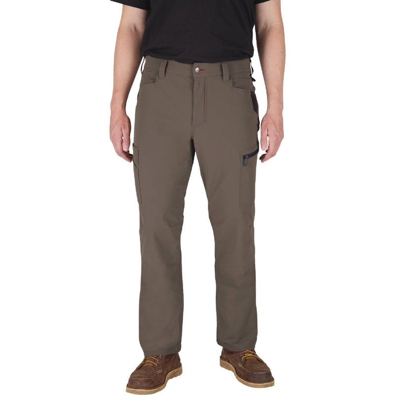 Milwaukee FREEFLEX Brown 32 x 34 Tech Pants