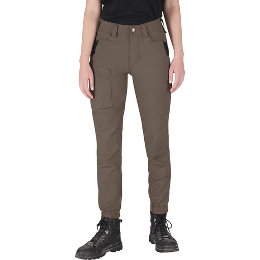 Milwaukee GRIDIRON Women's 6 Brown Double Knee Jogger Pants