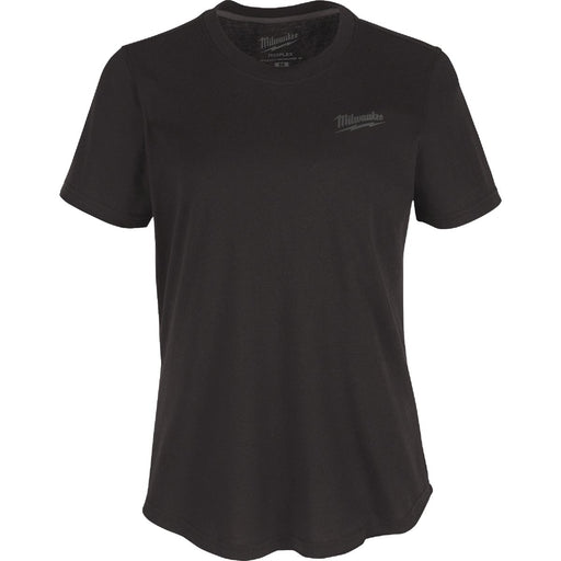 Milwaukee FREEFLEX Women's 2XL Black Short Sleeve Hybrid T-Shirt