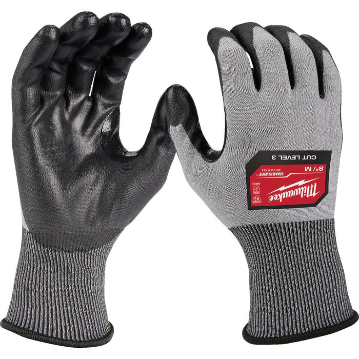Milwaukee Large Cut Level 3 High Dexterity Polyurethane Dipped Gloves