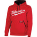 Milwaukee FREEFLEX Large Red Midweight Pullover Hooded Sweatshirt