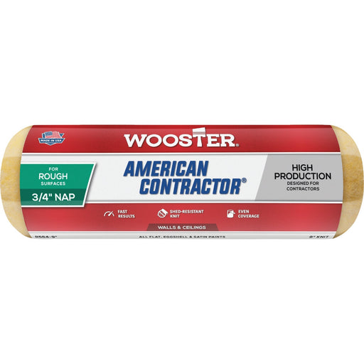 Wooster American Contractor 9 In. x 3/4 In. Knit Fabric Roller Cover