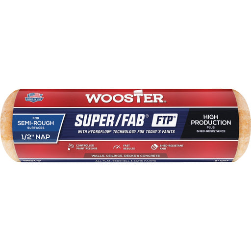 Wooster Super/Fab FTP 9 In. x 1/2 In. Knit Fabric Roller Cover