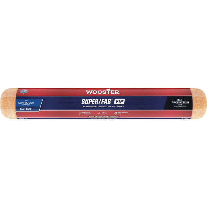 Wooster Super/Fab FTP 18 In. x 1/2 In. Knit Fabric Roller Cover