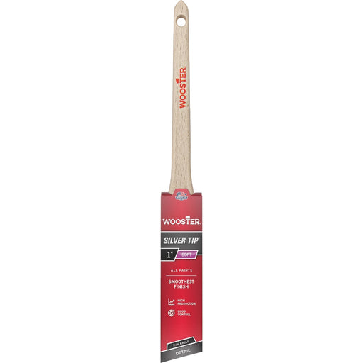 Wooster SILVER TIP 1 In. Thin Angle Sash Paint Brush