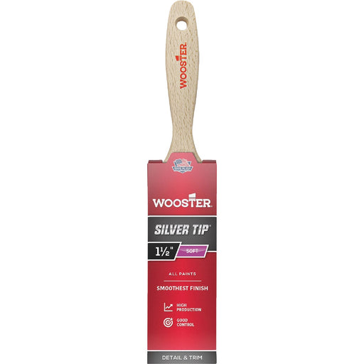 Wooster SILVER TIP 1-1/2 In. Flat Sash Varnish And Paint Brush
