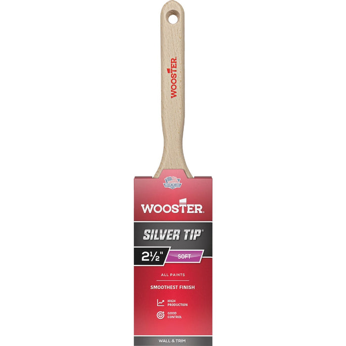 Wooster SILVER TIP 2-1/2 In. Chisel Trim Flat Sash Paint Brush