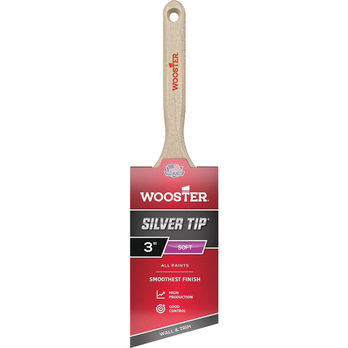 Wooster SILVER TIP 3 In. Chisel Trim Angle Sash Paint Brush