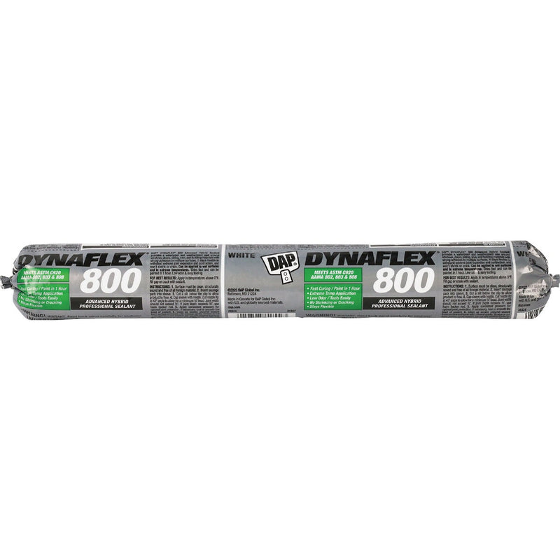 DAP Dynaflex 800 20.3 Oz. Sausage Pack Advanced Window, Door, Siding, & Trim Polymer Sealant - White