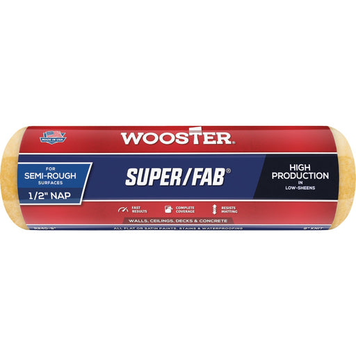 Wooster Super/Fab 9 In. x 1/2 In. Knit Fabric Roller Cover