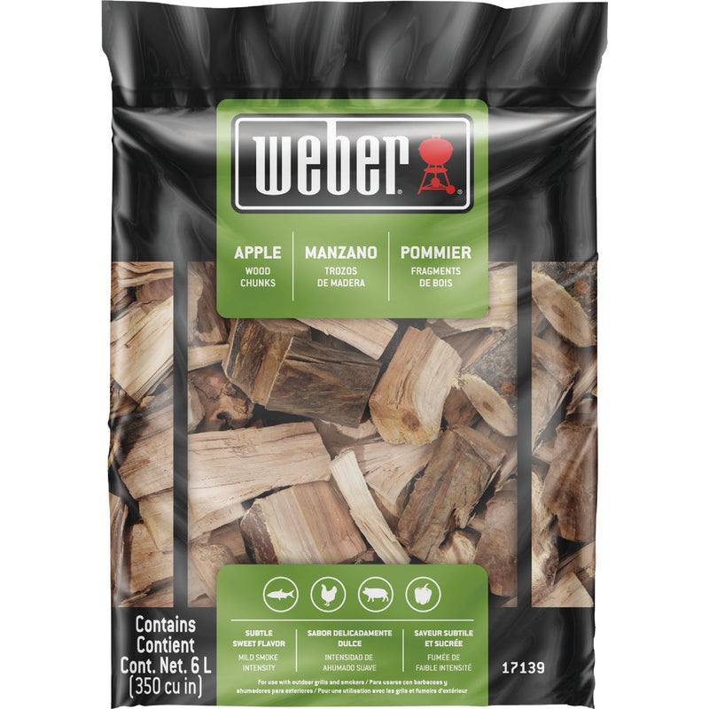 Weber 350 Cu. In. Apple Wood Chunks