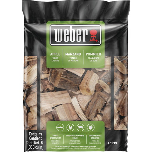 Weber 350 Cu. In. Apple Wood Chunks