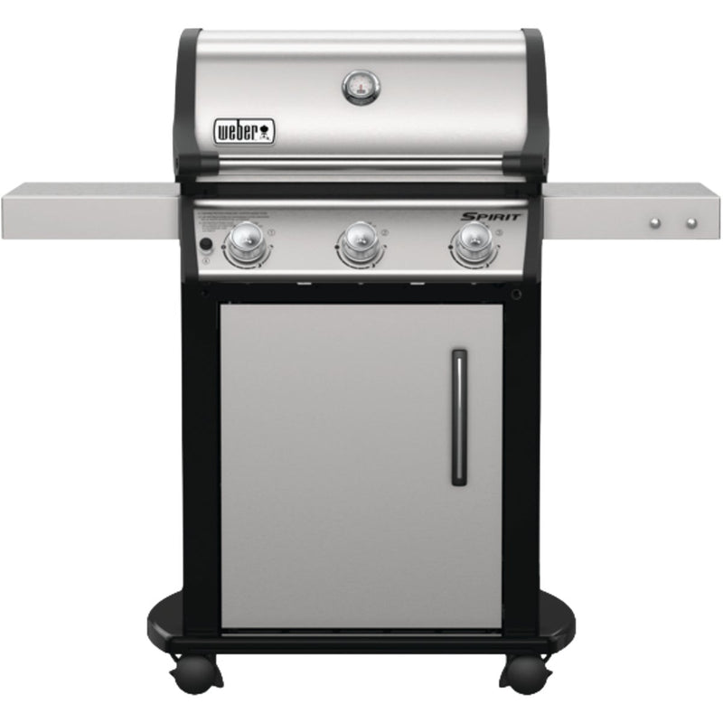 Weber Spirit S-315 3-Burner Liquid Propane Gas Grill, Stainless Steel
