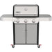 Weber Genesis S-315 3-Burner Liquid Propane Gas Grill, Stainless Steel