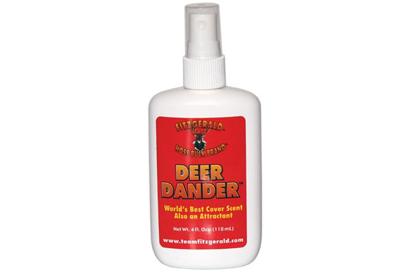 Team Fitzgerald Deer Dander 4oz Spray Bottle - Premium Cover Scent & Attractant