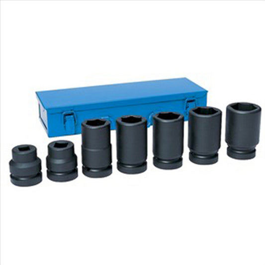 Grey Pneumatic 1" Drive 7 Piece Metric Truck Set