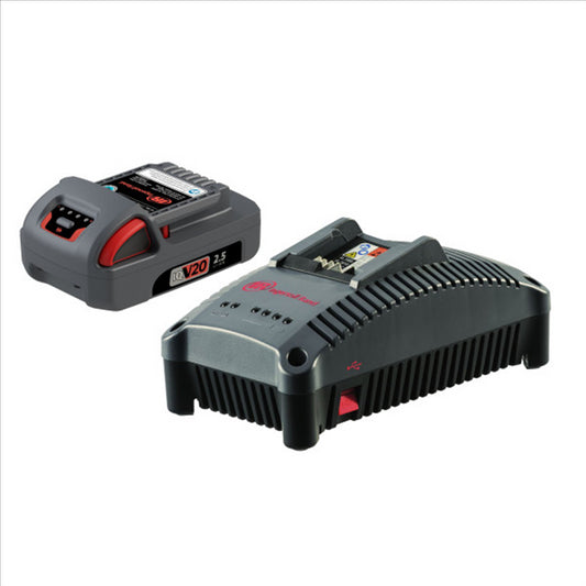 IQV&reg; 20V Series 2.5Ah Lithium-Ion Battery and Charger Kit for Ingersoll Rand Power Tools