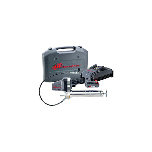 Ingersoll Rand IQV&reg; 20V Cordless Grease Gun Kit, 14oz Canister Capacity, 2.6 Flow Rate, 6250 psi, Includes 1 Battery, Charger and Case