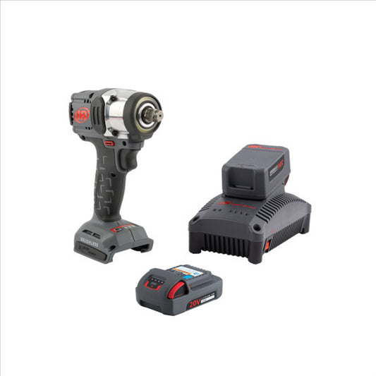 Ingersoll Rand 20v 1/2" Compact Impact Wrench - 2-Battery Kit