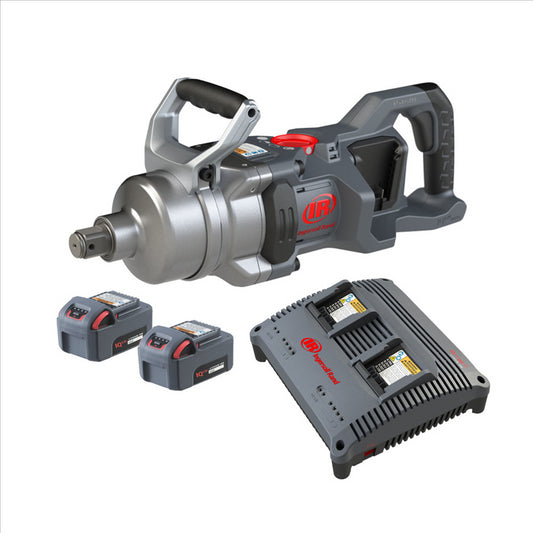 Ingersoll Rand 20V High-torque 1" Cordless Impact Wrench Kit, 2600 ft-lbs Nut-busting Torque, 2 Batteries and Charger