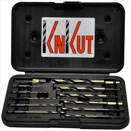 KnKut KnKut 12 Piece 1/4" Hex Impact Drill Bit Set