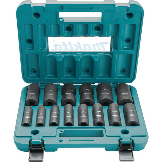 14 Pc. 1/2" Drive Deep Well Impact Socket Set
