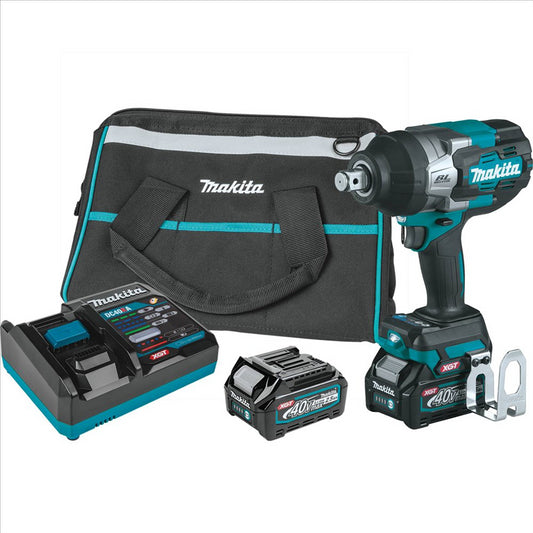 40V max XGT&reg; Brushless Cordless 4-Sp Hi-Torq 3/4" Sq. Drive Impact Wrench Kit w/ Friction Ring Anvil, var. spd., rev., L.E.D. Light, bag (2.5Ah)