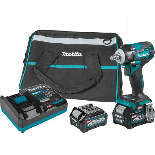 40V max XGT&reg; Brushless Cordless 4-Sp 1/2" Sq. Drive Impact Wrench Kit w/ Friction Ring Anvil, var. spd., rev., L.E.D. Light, bag (2.5Ah)