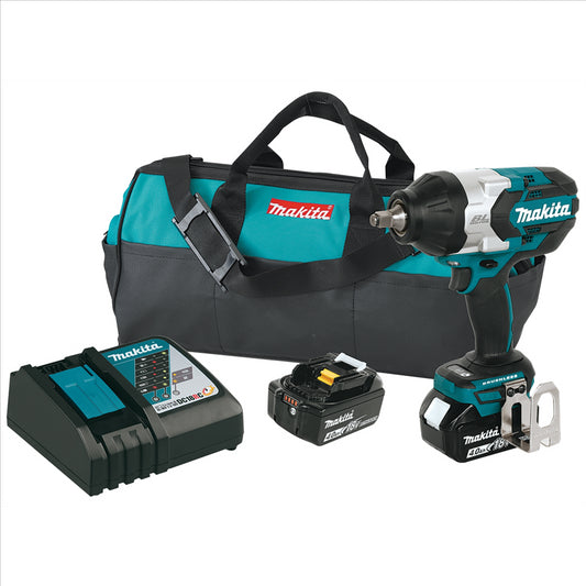 Makita 18V LXT 1/2" Drive Brushless Imp Wrench Kit