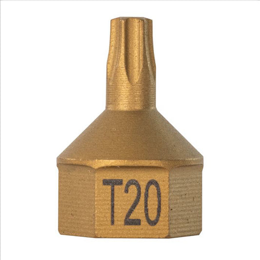 T20 Torx&reg; Dual Drive Bit, 7/16" Drive