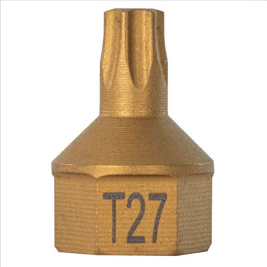 T27 Torx&reg; Dual Drive Bit, 7/16" Drive