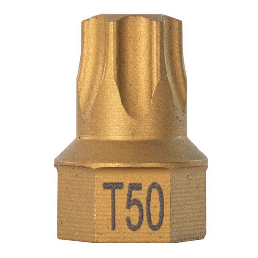 T50 Torx&reg; Dual Drive Bit, 7/16" Drive