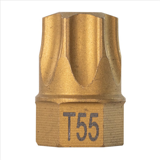 T55 Torx&reg; Dual Drive Bit, 7/16" Drive