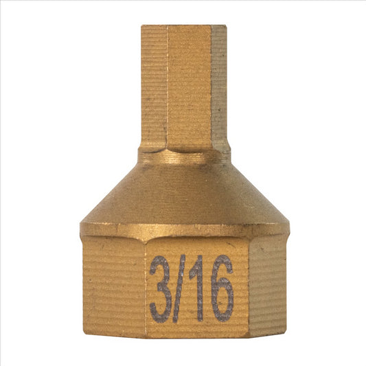 3/16" SAE Hex Dual Drive Bit, 7/16" Drive