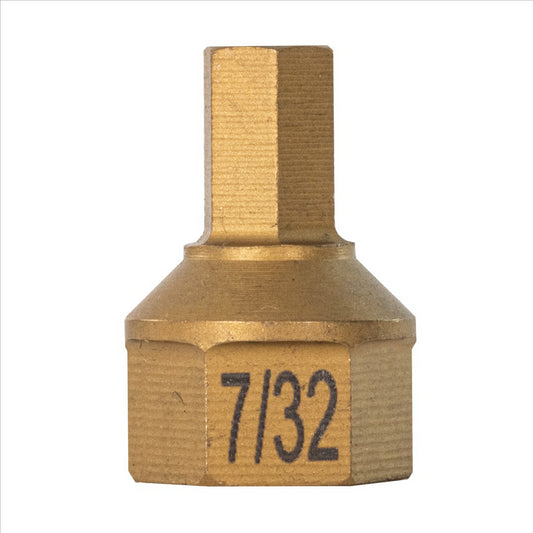 7/32" SAE Hex Dual Drive Bit, 7/16" Drive