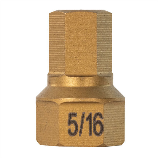 5/16" SAE Hex Dual Drive Bit, 7/16" Drive