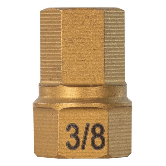3/8" SAE Hex Dual Drive Bit, 7/16" Drive