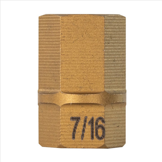 7/16" SAE Hex Dual Drive Bit, 7/16" Drive