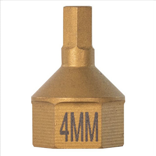 4 MM Metric Hex Dual Drive Bit, 7/16" Drive