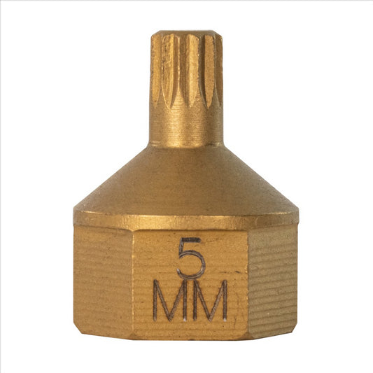 No. 5 Triple Square Dual Drive Bit, 1/2" Drive