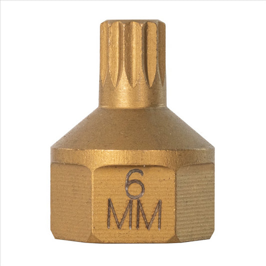 No. 6 Triple Square Dual Drive Bit, 1/2" Drive