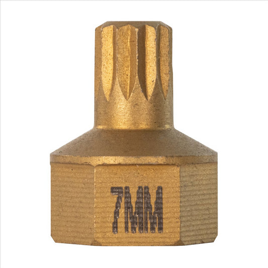 No. 7 Triple Square Dual Drive Bit, 1/2" Drive