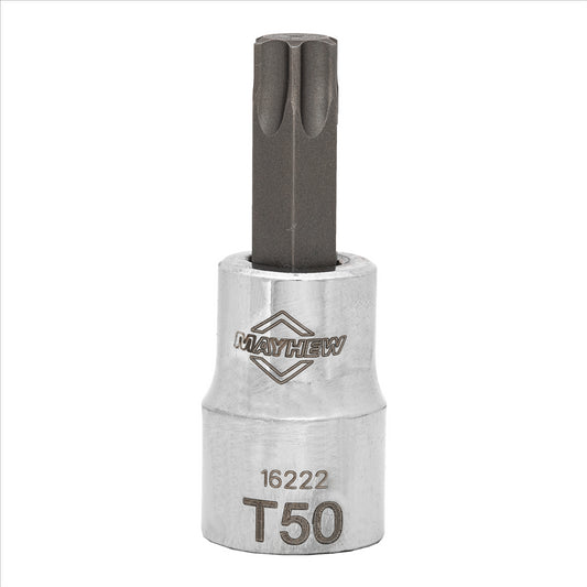 Mayhew T50 Torx&reg; Short Insert Socket Bit, 3/8-Inch Drive