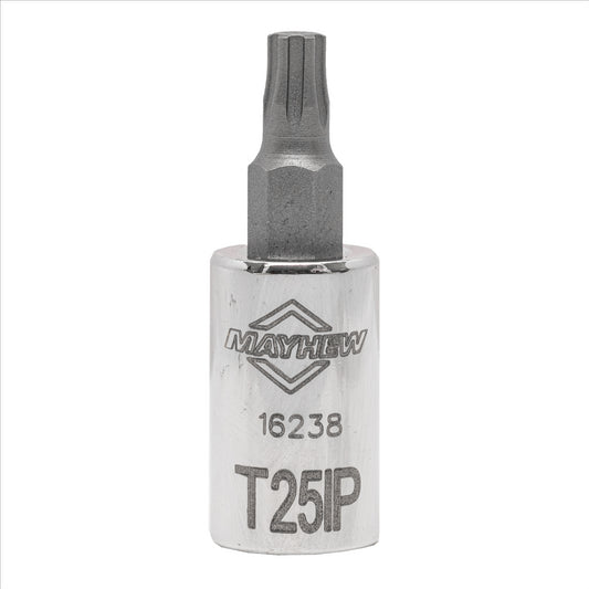 Mayhew T25IP Torx Plus&reg; Short Insert Socket Bit, 1/4-Inch Drive