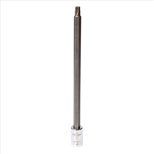 Mayhew T27 Torx&reg; Long Insert Socket Bit, 1/4-Inch Drive