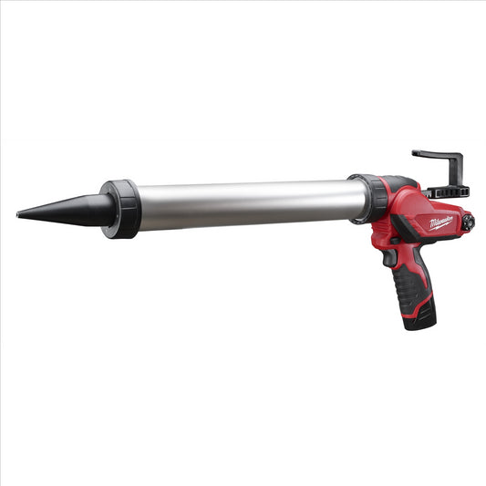 Milwaukee Tool M12 20 OZ. ALUMINUM BARREL SAUSAGE STYLE CAULK ADHESIVE (1) REDLITH CP1.5 BATT KIT (2442-21)