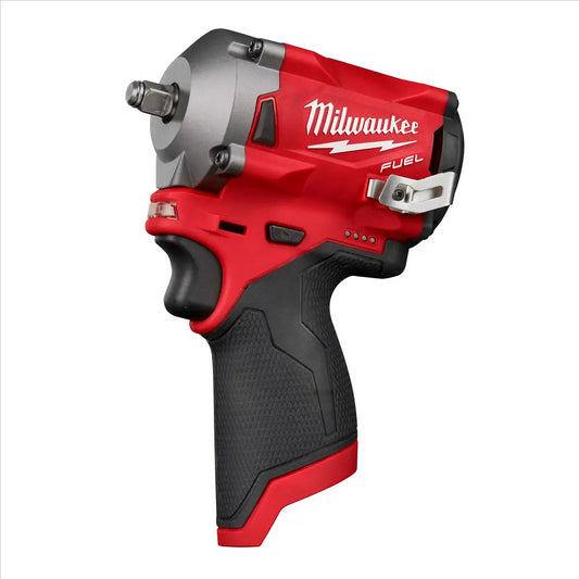 Milwaukee Tool M12 FUEL 3/8 in. Stubby Impact Wrench - Bare Tool (2554-20)