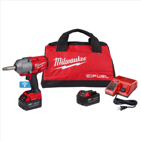 Milwaukee Tool M18 FUEL 1/2" Ext. Anvil Controlled Torque Impact Wrench w/ONE-KEY Kit (2769-22R)