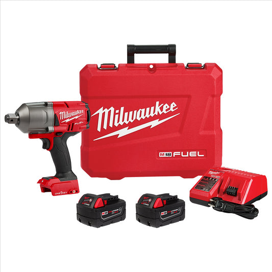 Milwaukee Tool M18 FUEL w/ ONE-KEY High Torque Impact Wrench 3/4" Friction Ring Kit (2864-22R)