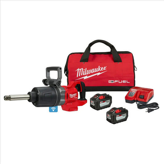 Milwaukee Tool M18 FUEL 1" D-Handle Ext. Anvil High Torque Impact Wrench w/ ONE-KEY (2869-22HD)
